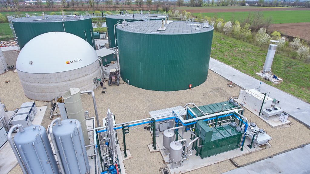 produzione di biogas