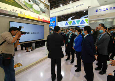 SEBIGAS PRESENTA LA SUA TECNOLOGIA IN CINA AL CIIE