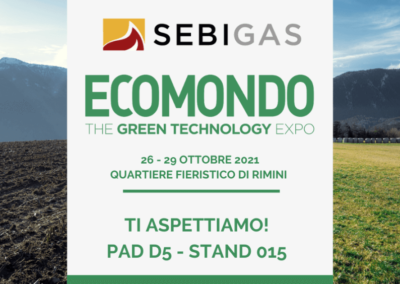 Ecomondo 2021: Sebigas torna protagonista!