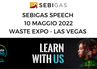 Sebigas speech al Waste Expo di Las Vegas