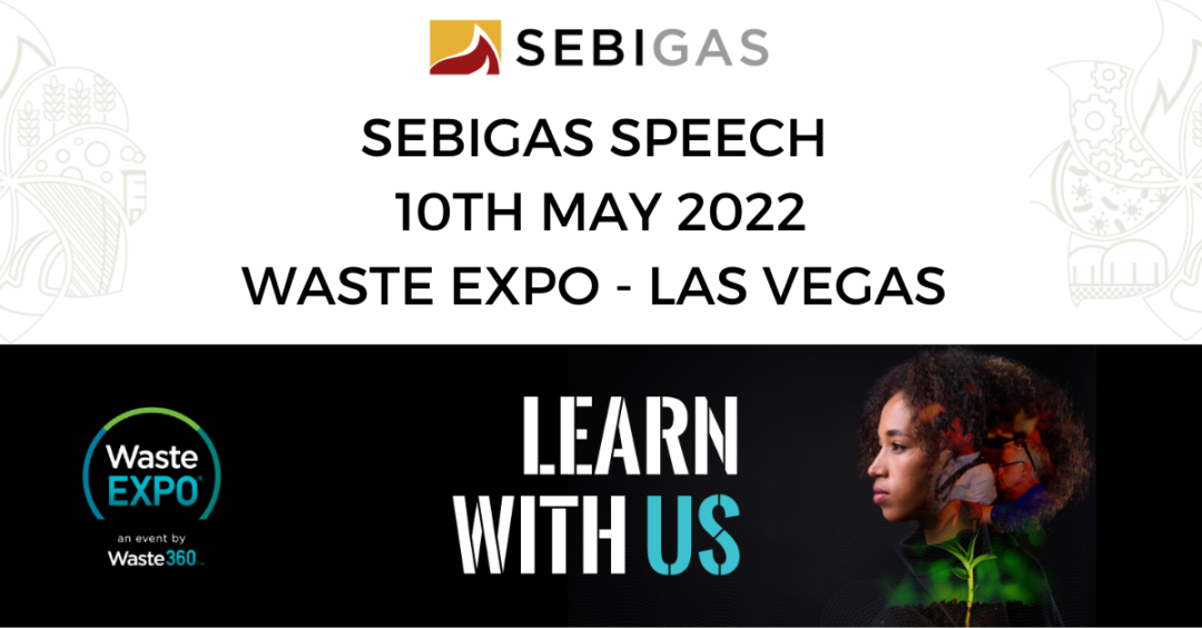 Sebigas speech in Waste Expo in Las Vegas