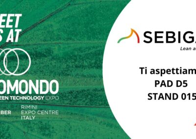 Sebigas espositore ad Ecomondo 2022