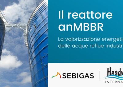 Sebigas & Headworks International: il reattore anMBBR