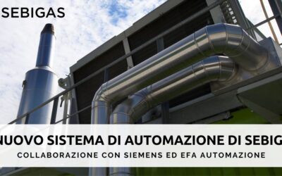 NUOVO SISTEMA DI AUTOMAZIONE DI SEBIGAS: COLLABORAZIONE CON SIEMENS ED EFA AUTOMAZIONE