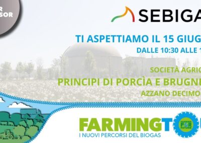 SEBIGAS SPONSOR DELLA TERZA TAPPA DEL FARMING TOUR