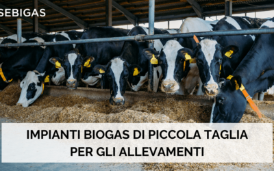 IMPIANTI BIOGAS DI PICCOLA TAGLIA PER GLI ALLEVAMENTI
