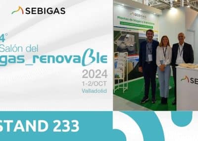 SALON DEL GAS RENOVABLE 2024: SEBIGAS ESPOSITORE PER IL SECONDO ANNO