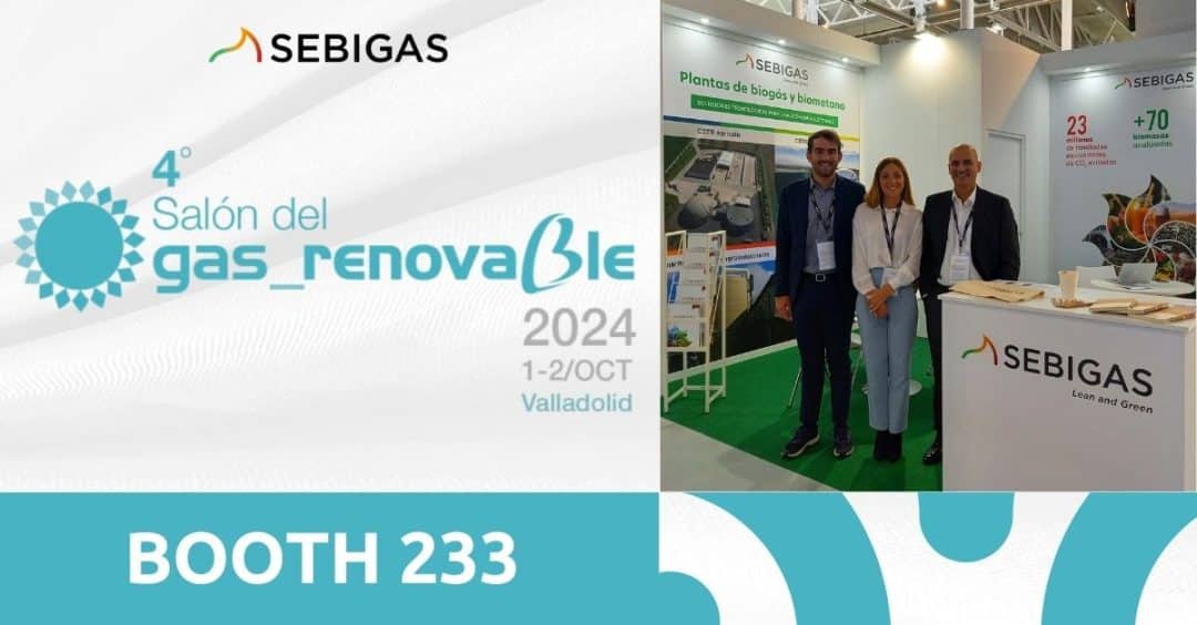 SALON DEL GAS RENOVABLE 2024: SEBIGAS EXHIBITOR FOR THE SECOND YEAR