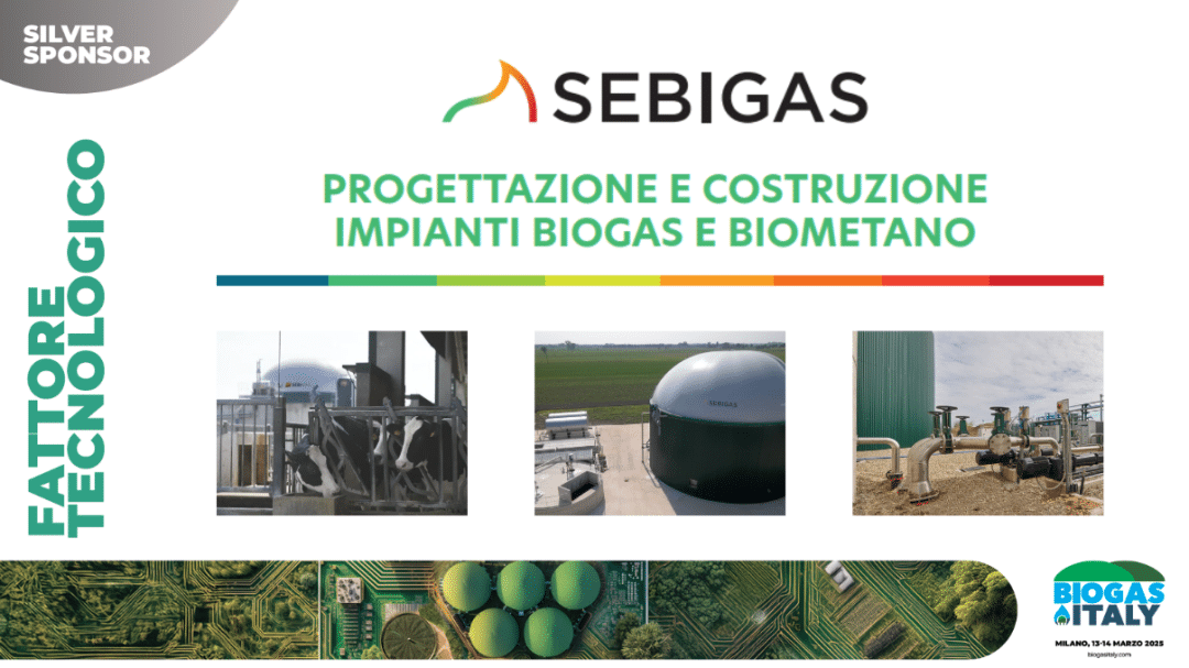 Sebigas rinnova il suo impegno: ancora una volta sponsor di BiogasItaly