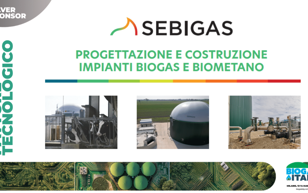 Sebigas rinnova il suo impegno: ancora una volta sponsor di BiogasItaly